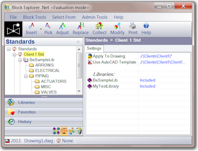 Block Library Standards Manager